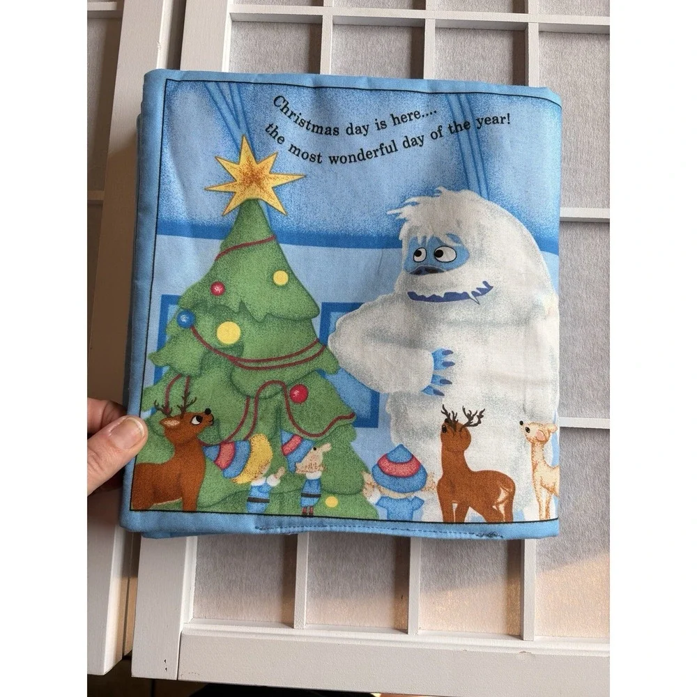 3 Fabric Panel Soft Baby Book Holiday Christmas Frosty, Follow The Star, 12 Days